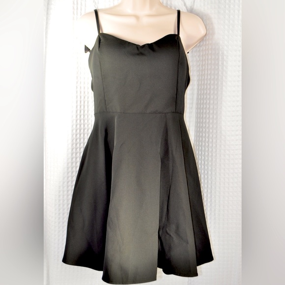 Choies Dark Angel With Wings Little Black Dress Women’s Size Large. - Picture 2 of 9